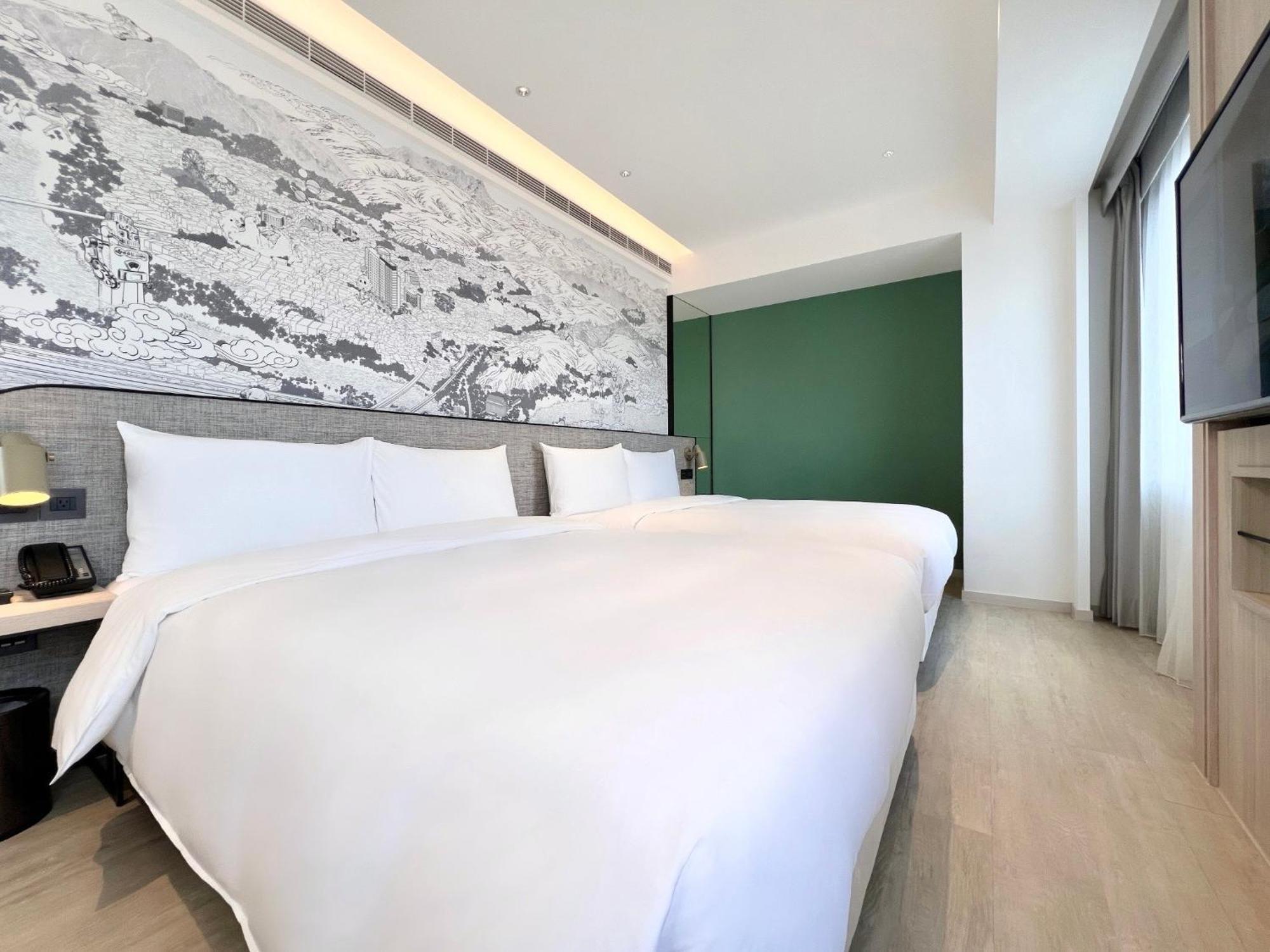 Boutech Jiantan Hotel Tajpej Kültér fotó